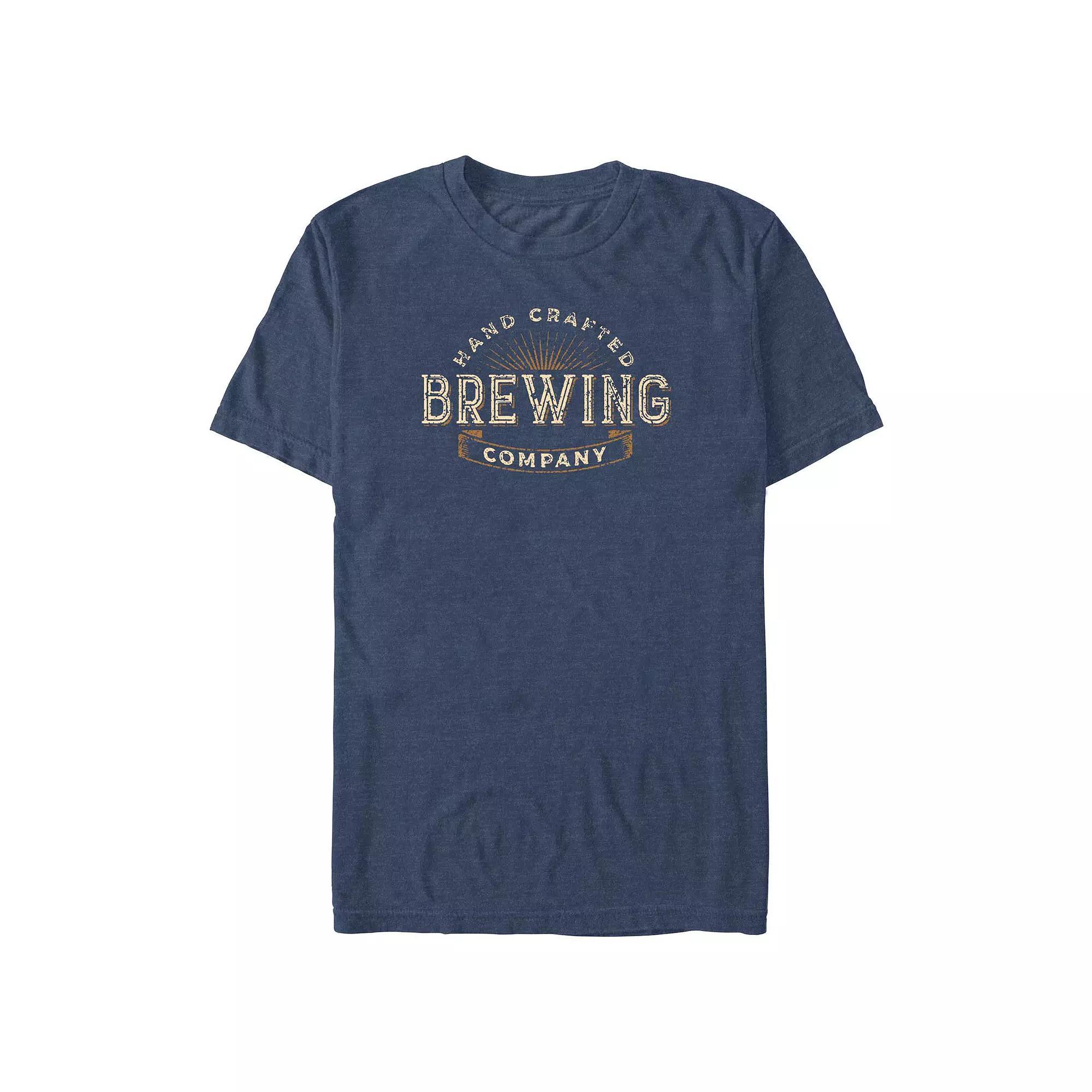 Big & Tall Get Elevated MountainView Stamp Graphic Tee, Men's, Size: 4XL Tall, Navy Grey Product Image
