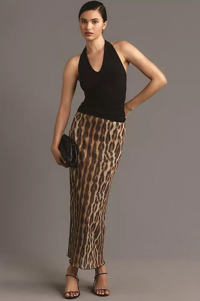 By Anthropologie Ruched Halter Tank Product Image