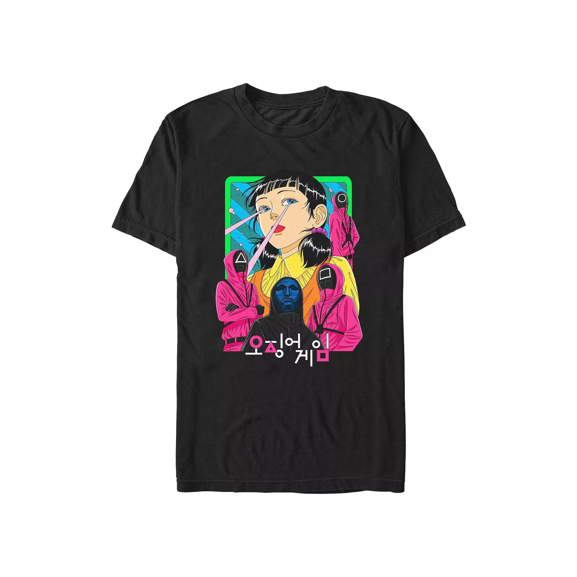 Men's Squid Game Bad Group Graphic Tee, Size: XL, Black Product Image