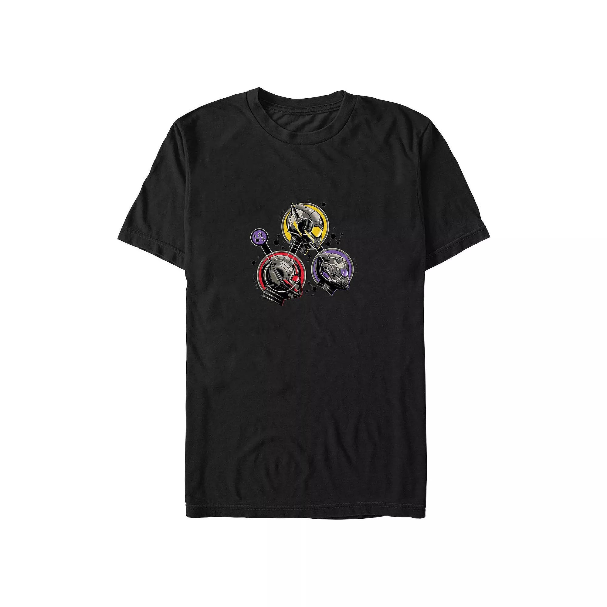 Men's Marvel Ant-Man And The Wasp: Quantumania Logo Tee, Size: Medium, Black Product Image
