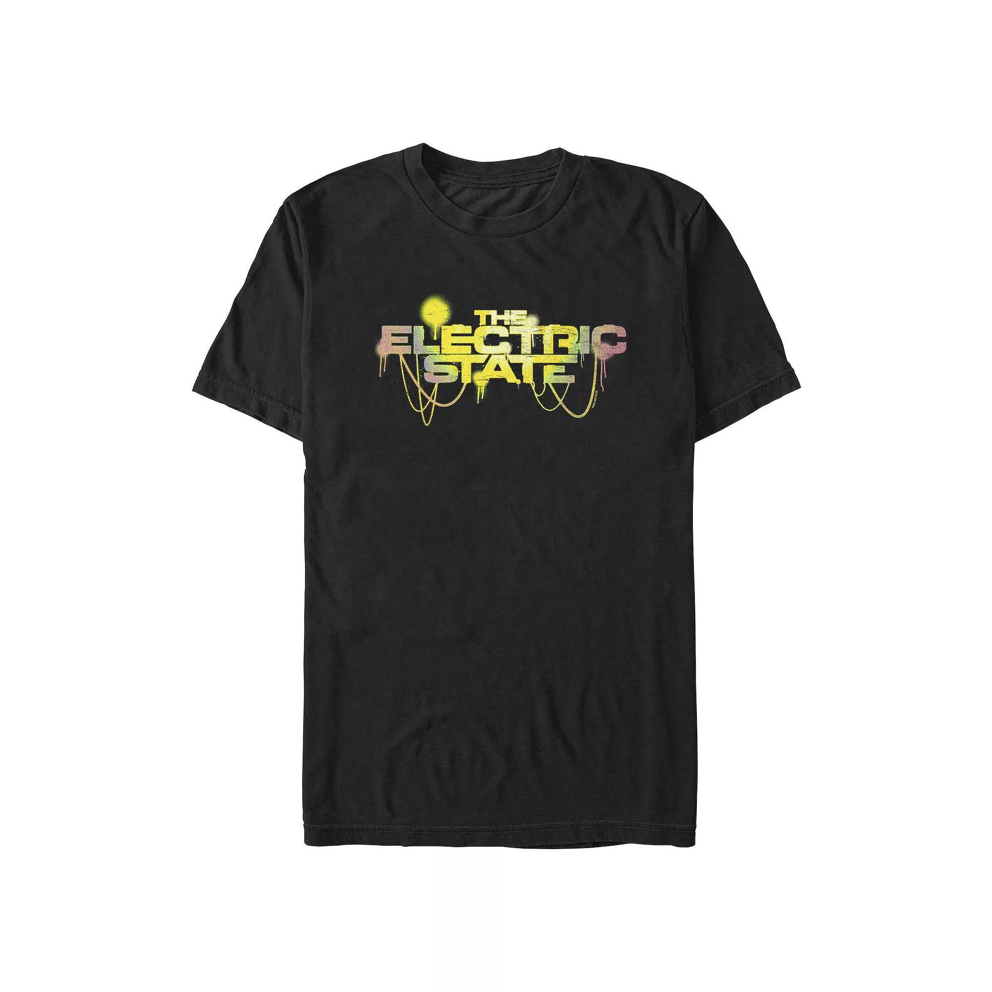 Men's The Electric State Herman Poster Graphic Tee, Size: Large, Black Product Image