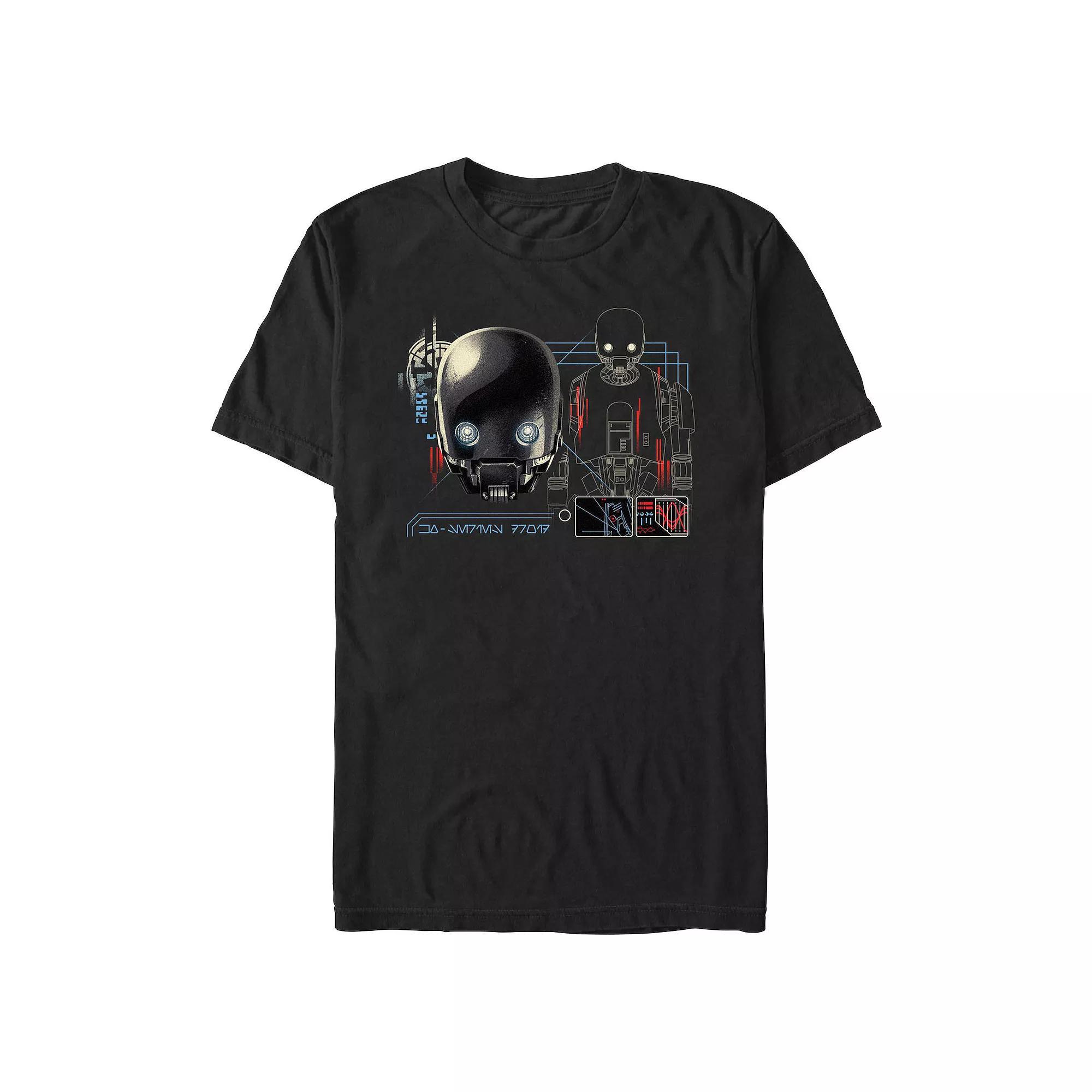 Big & Tall Star Wars Andor KX Droid Graphic Tee, Men's, Size: XL Tall, Black Product Image