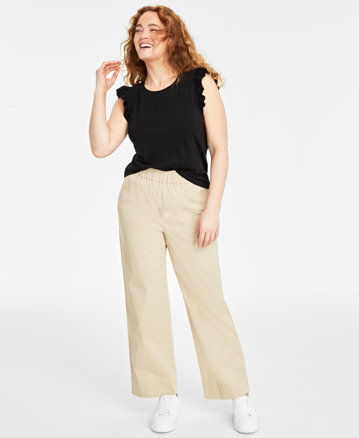 On 34th Womens Pull-On Chino Pants, Created for Macys Product Image