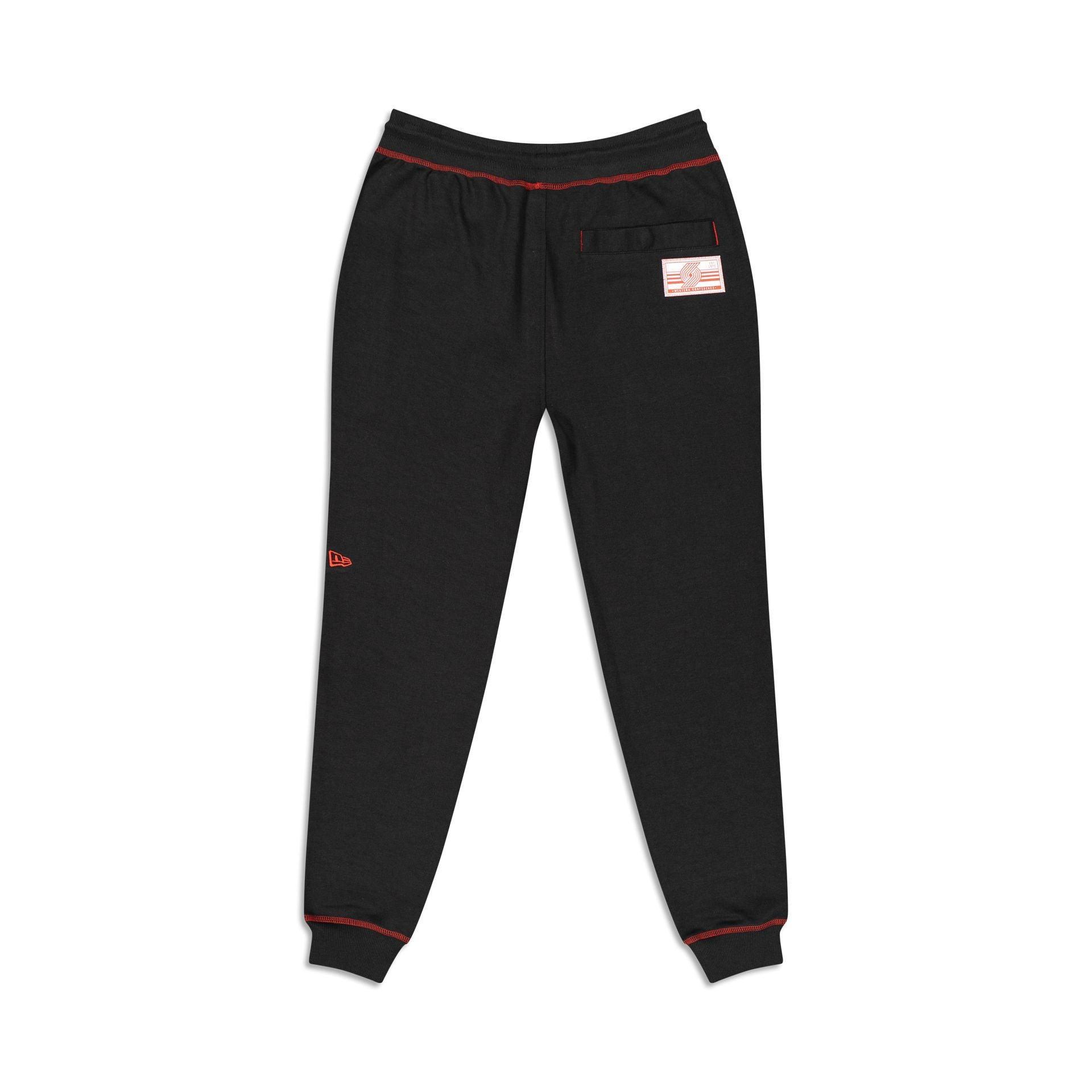Portland Trail Blazers 2023 City Edition Black Jogger Male Product Image