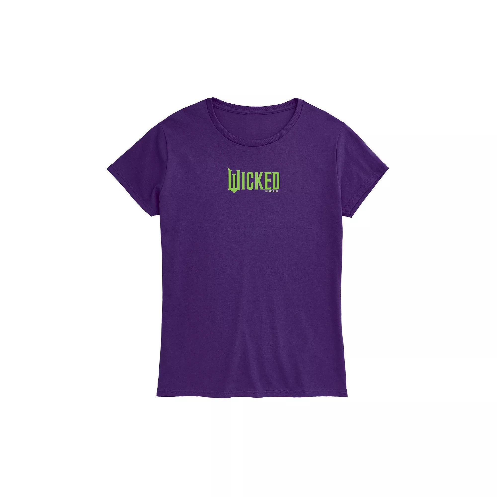 Women's Wicked Logo Graphic Tee, Size: Medium, Purple Product Image