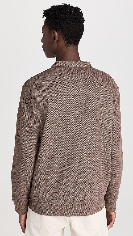 Polo Ralph Lauren Lux Jersey Half Zip Sweater | Shopbop Product Image