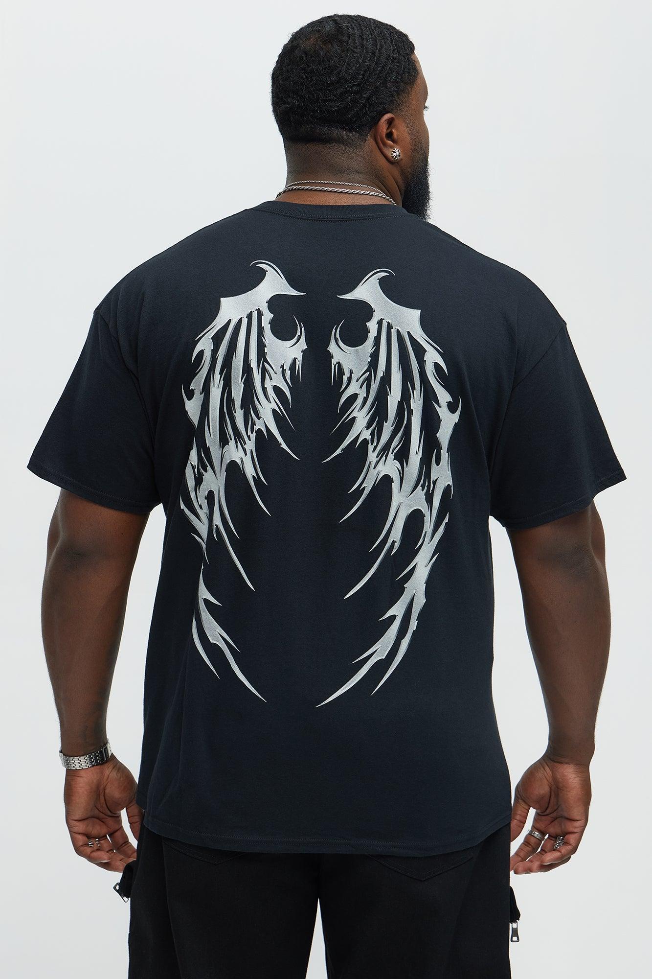 Winged Wraith Short Sleeve Tee - Black Product Image