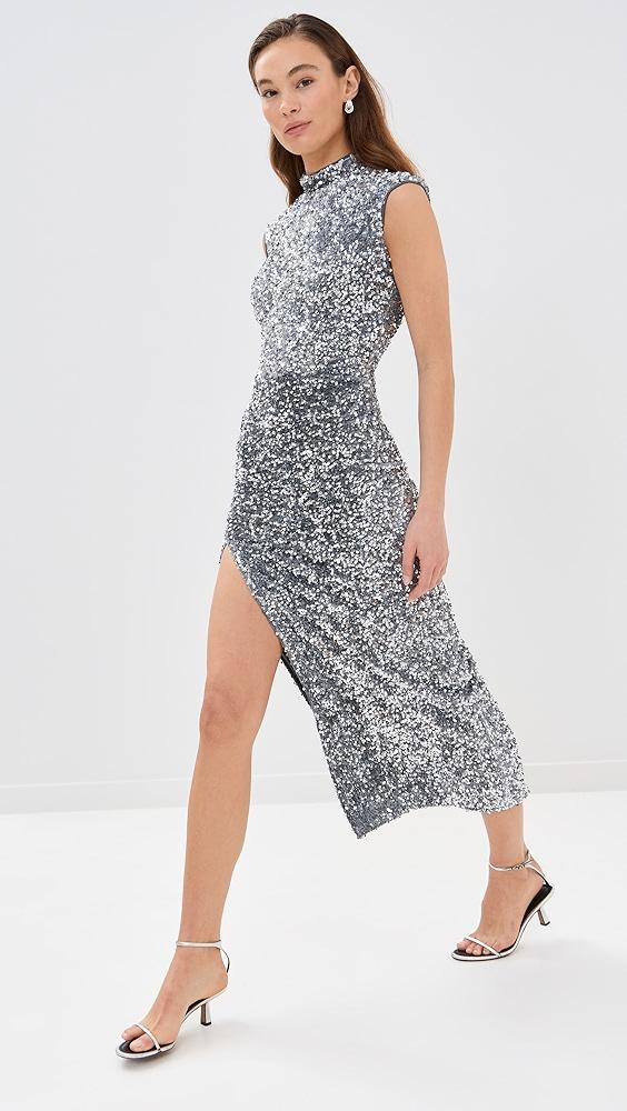 BARDOT Kelso Velvet Sequin Maxi Dress | Shopbop Product Image