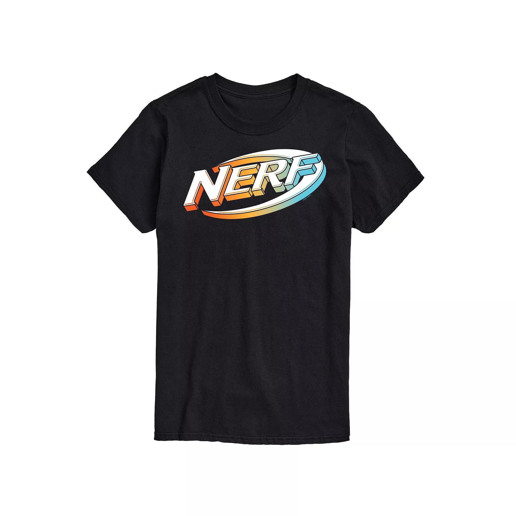 Big & Tall Nerf 3D Logo Graphic Tee, Mens Product Image