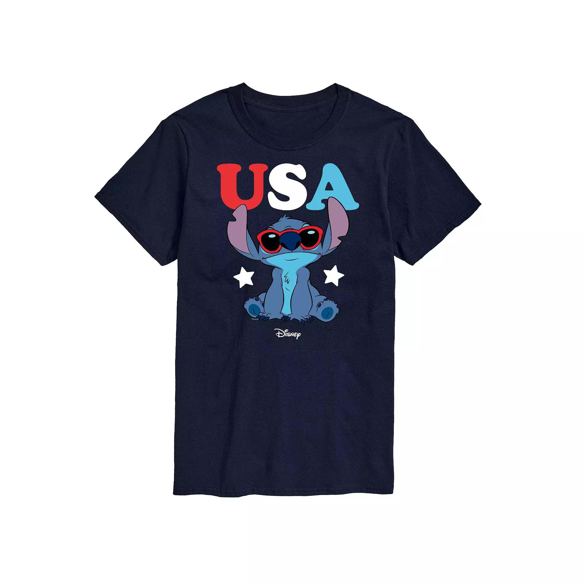 Disneys Lilo and Stitch Mens USA Sunglasses Graphic Tee Product Image