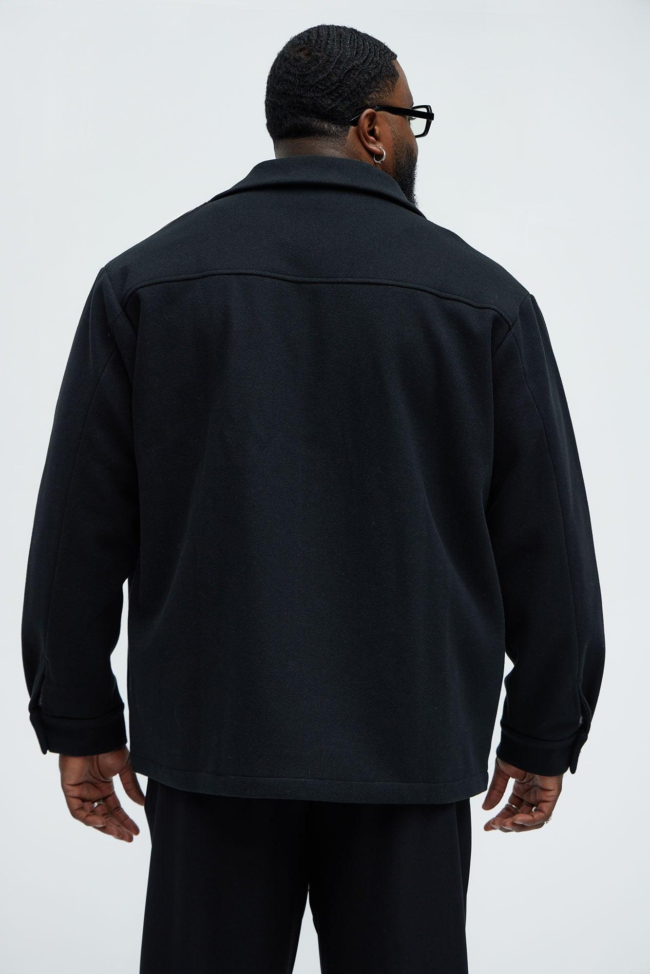 Ballou Pocket Button Up Shirt - Black Product Image