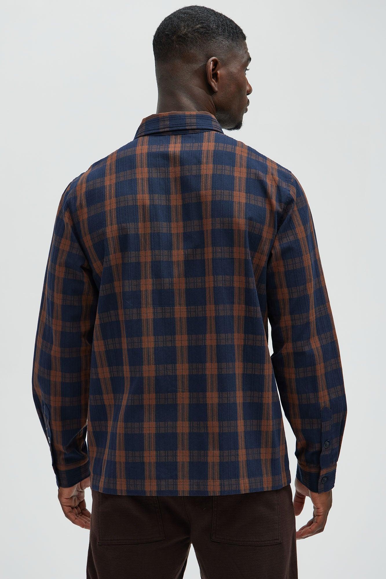 Edgar Plaid Shirt - Brown Combo Product Image