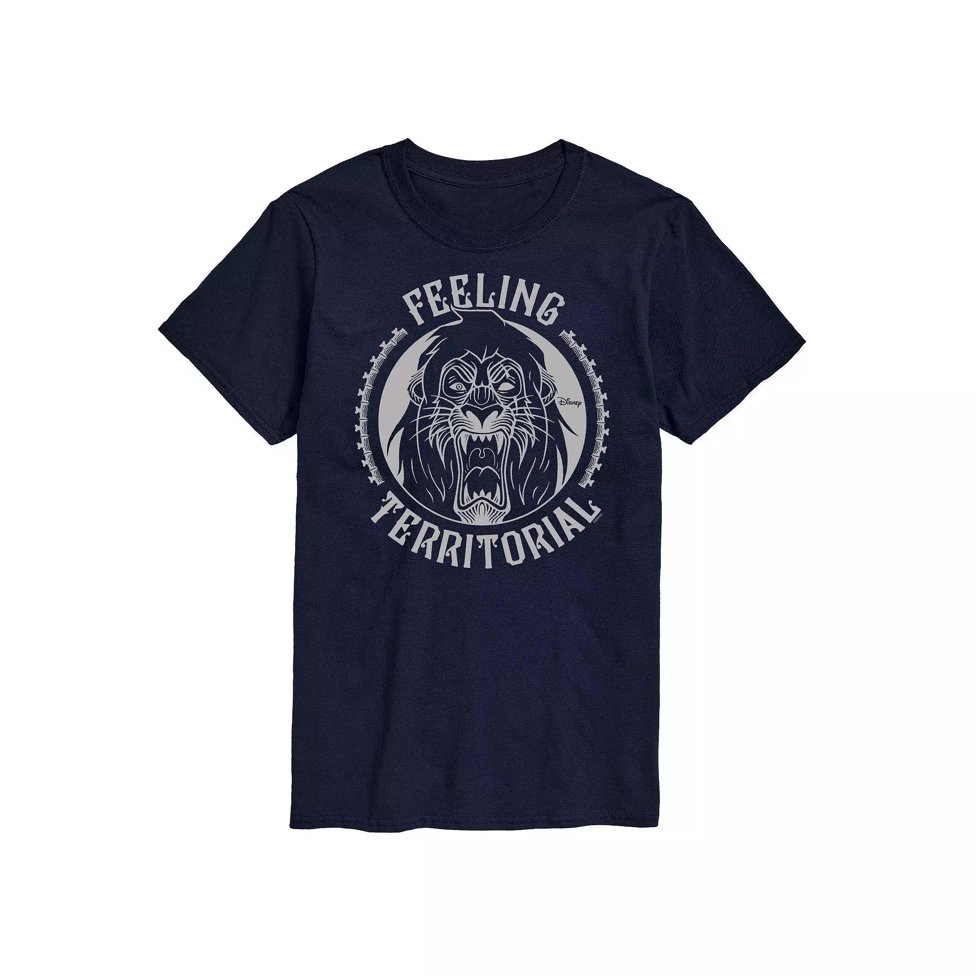Disney Villains Scar Mens Feeling Territorial Graphic Tee Product Image