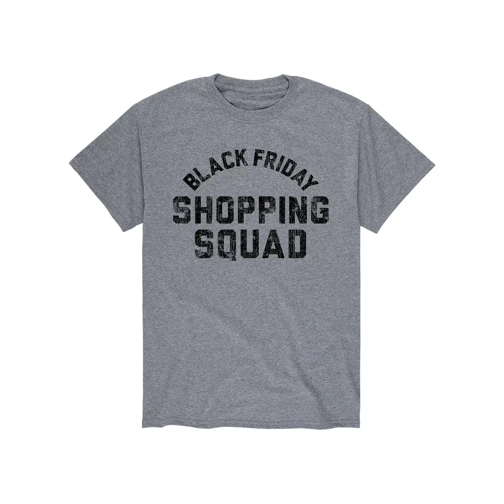 Mens Black Friday Shopping Squad Tee Product Image