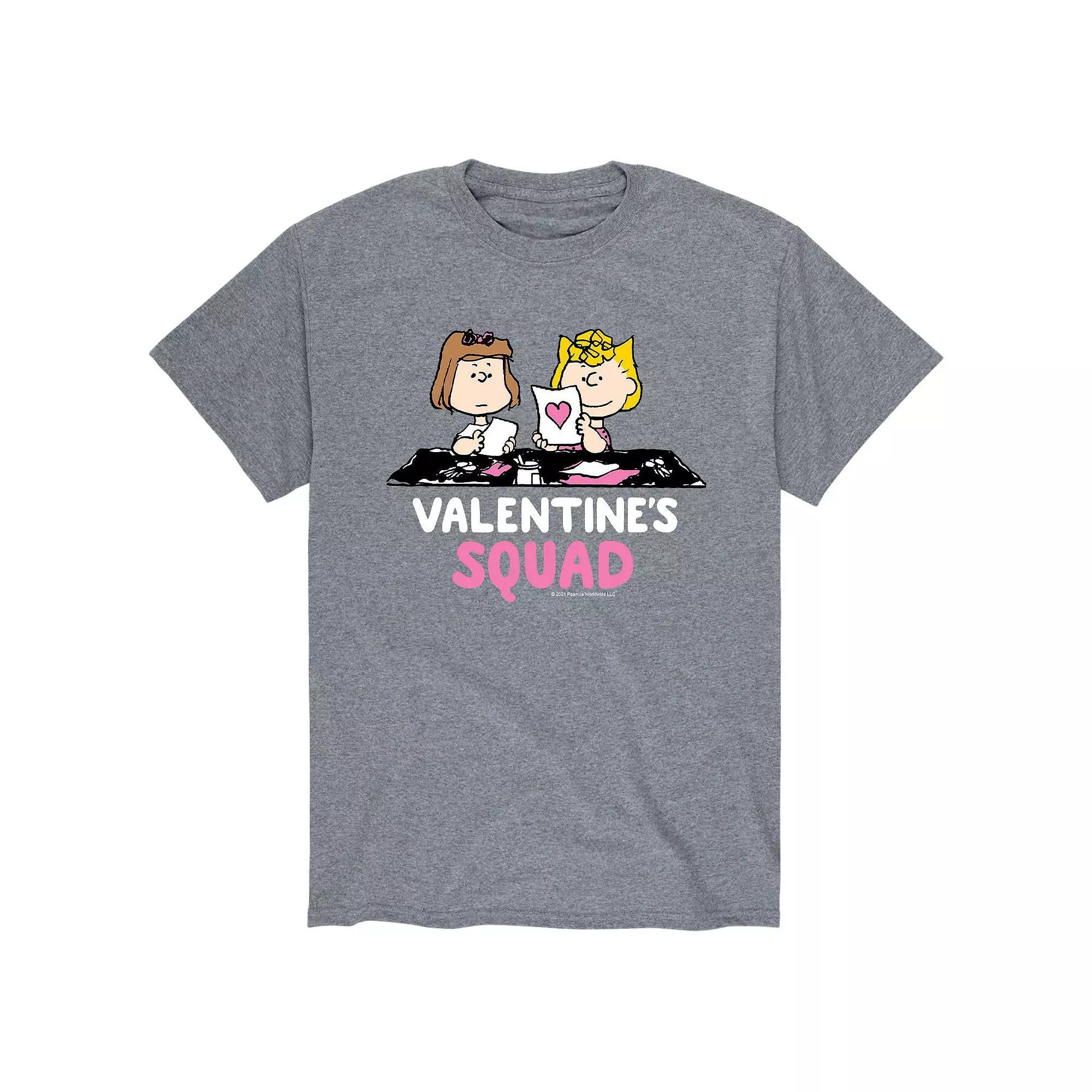 Mens Peanuts Valentines Squad Tee Product Image