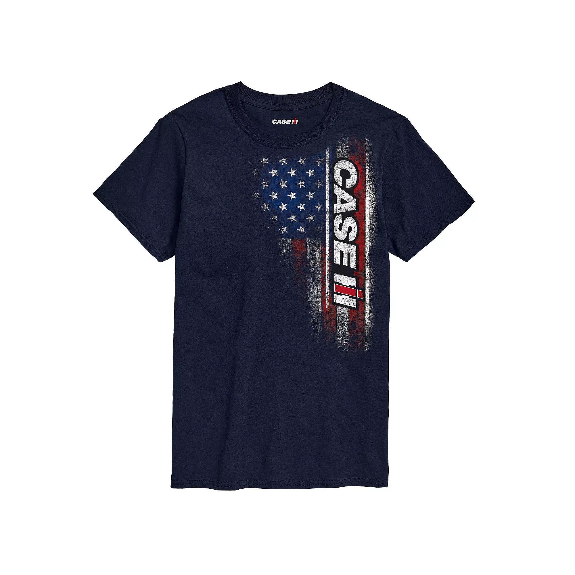 Big & Tall Case IH American Flag Tee, Mens Product Image