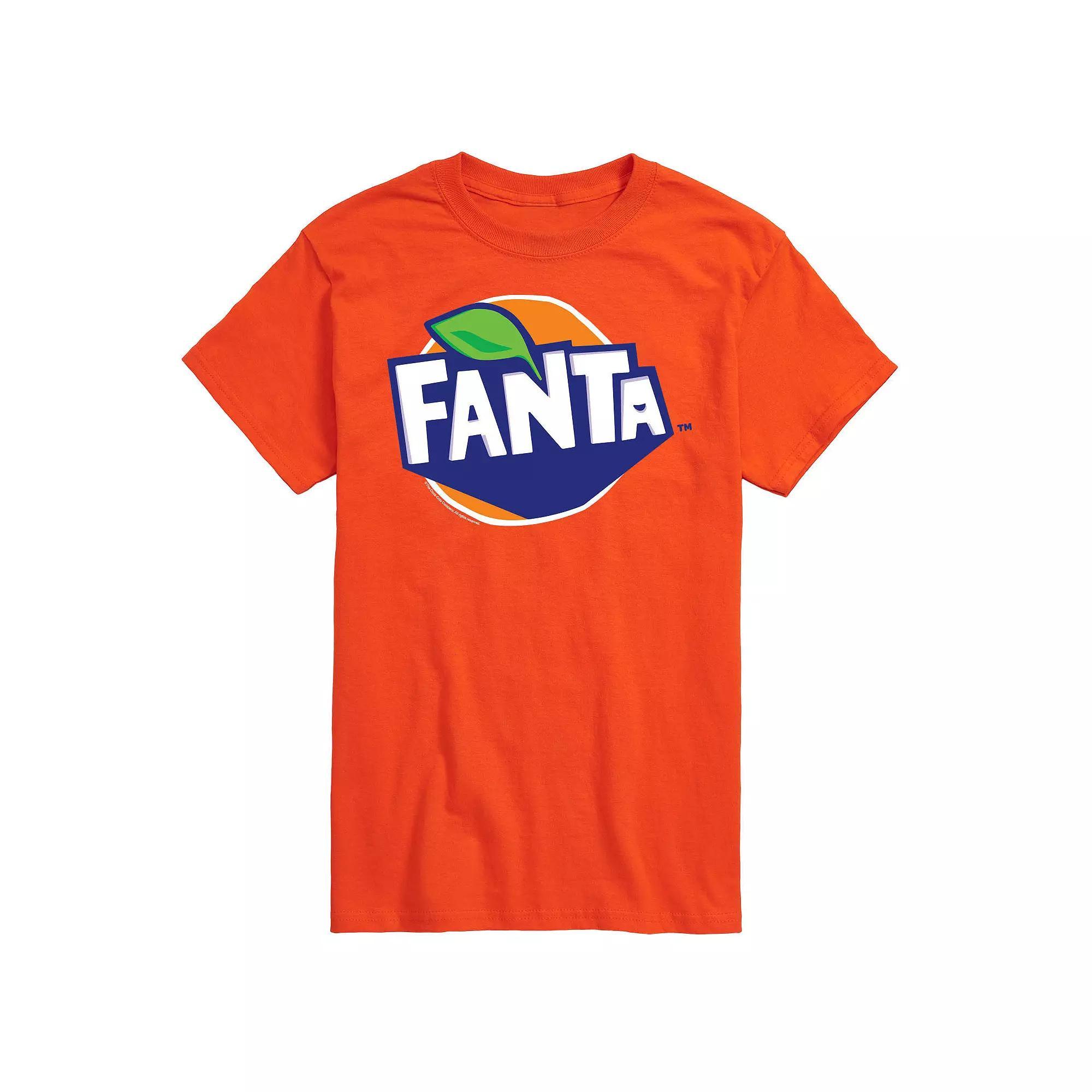 Men's Coca-Cola Logos Graphic Costume Tee, Size: Small, Orange Product Image