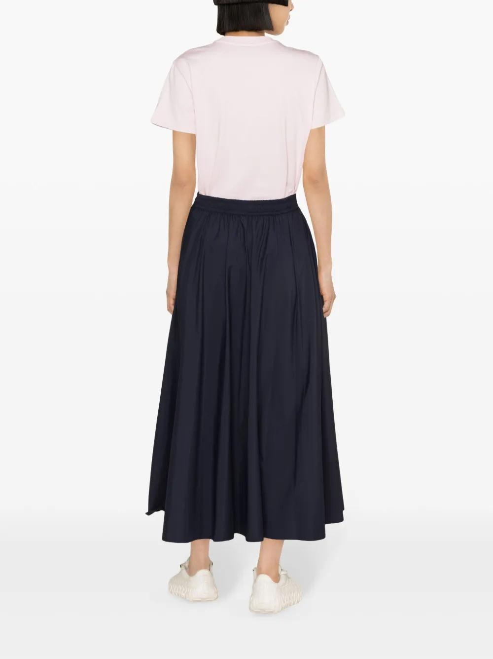 elasticated waistband flared skirt Product Image