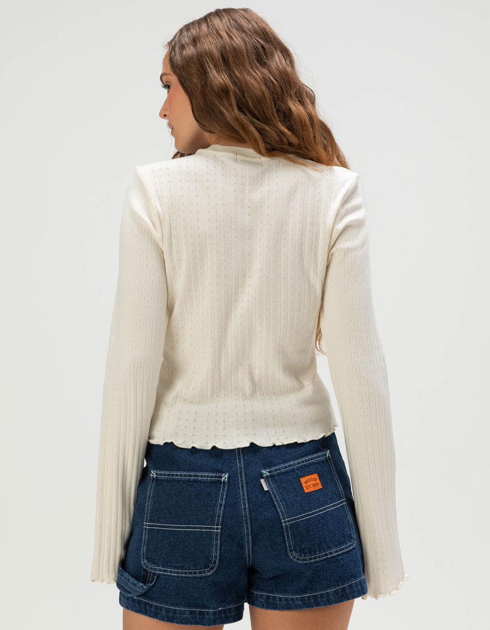 BRIXTON Dolly Slim Womens Long Sleeve Tee - OFF WHITE Product Image
