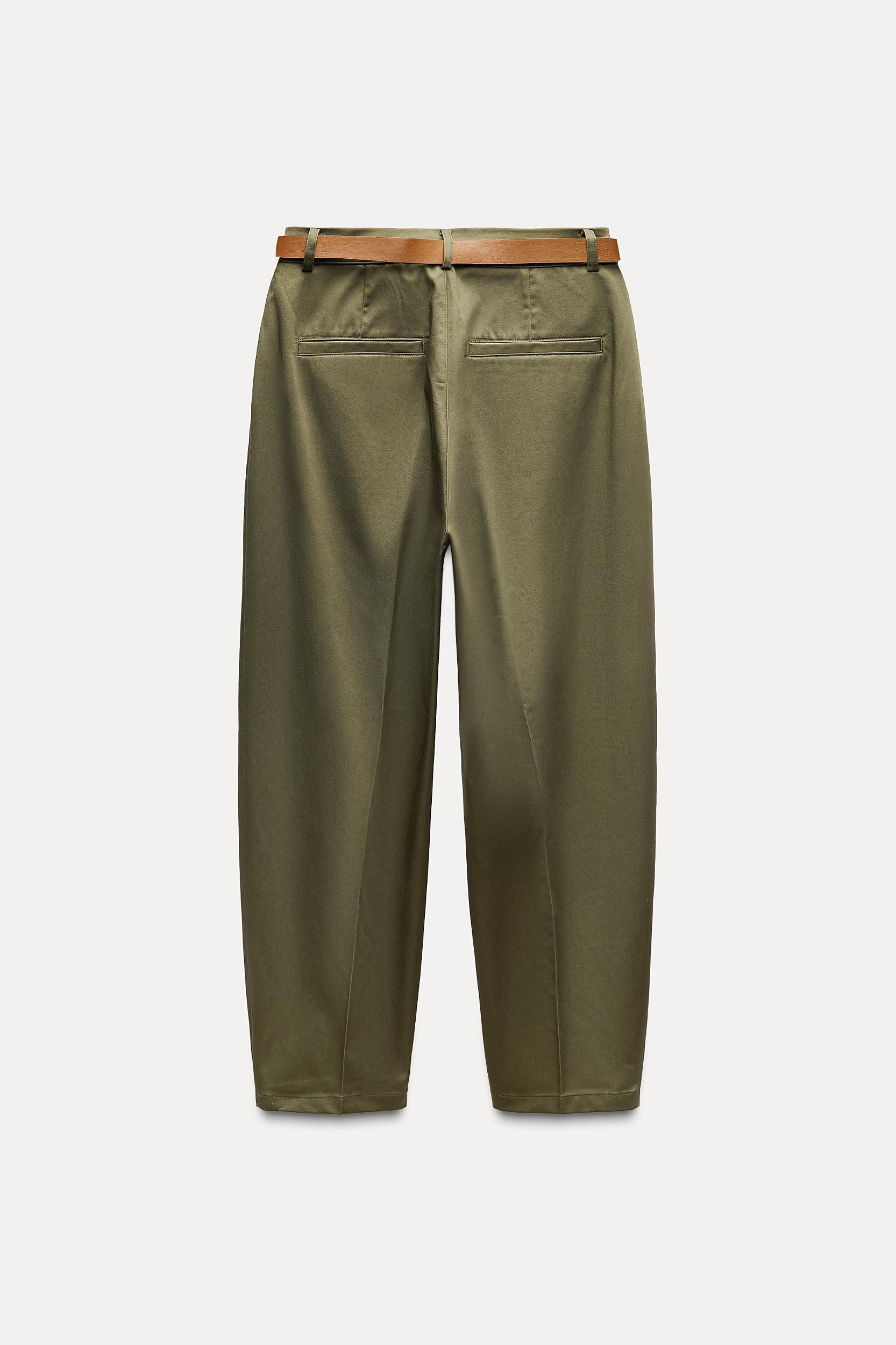 BAGGY BELTED CHINO PANTS Product Image
