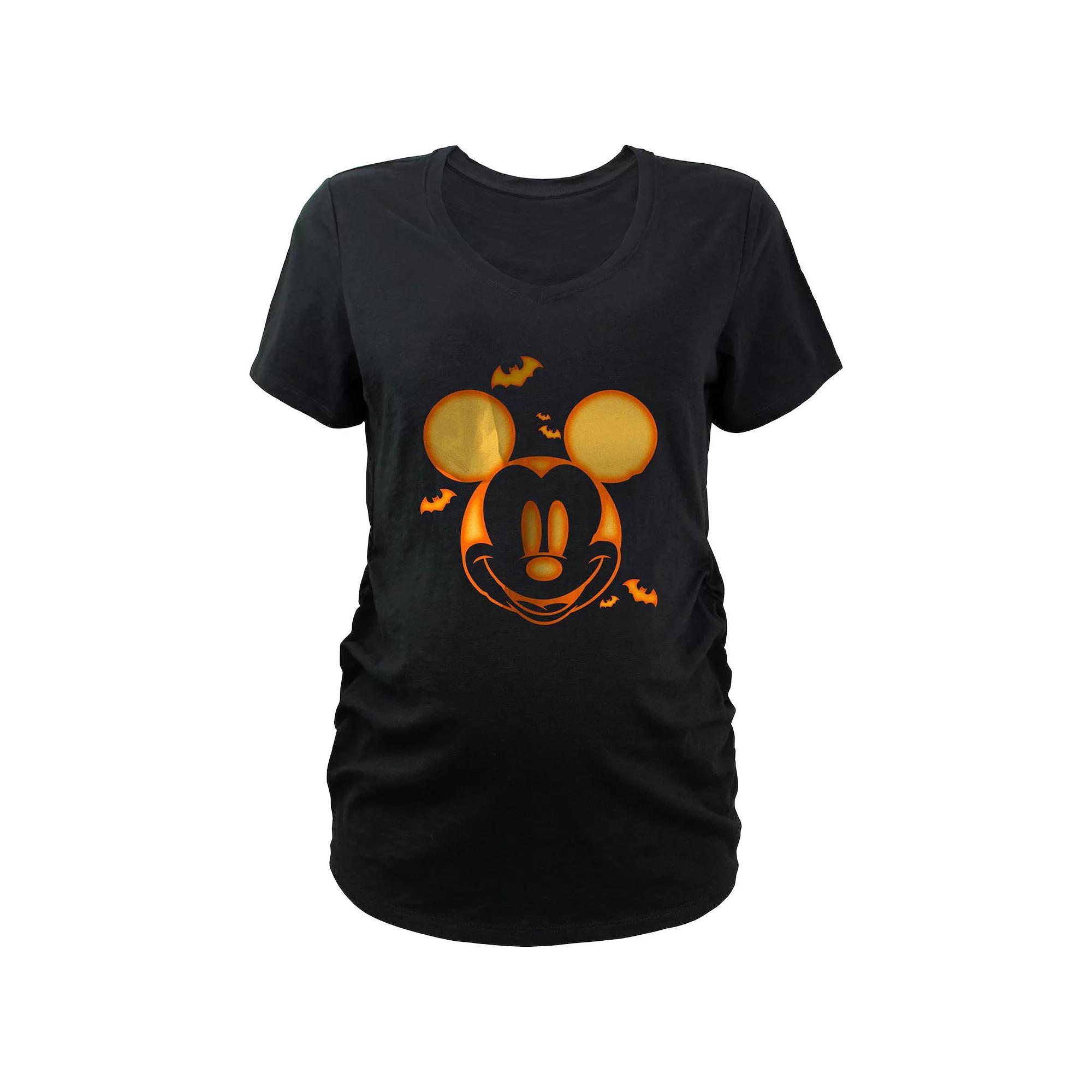 Disney's The Nightmare Before Christmas Celestial Jack Skellington Maternity Graphic Tee, Women's, Size: Small-Mat, Black Product Image