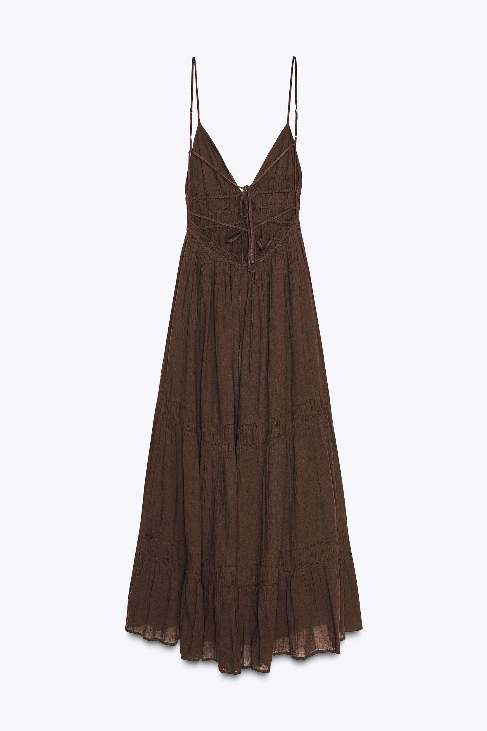 GAUZE MIDI DRESS Product Image
