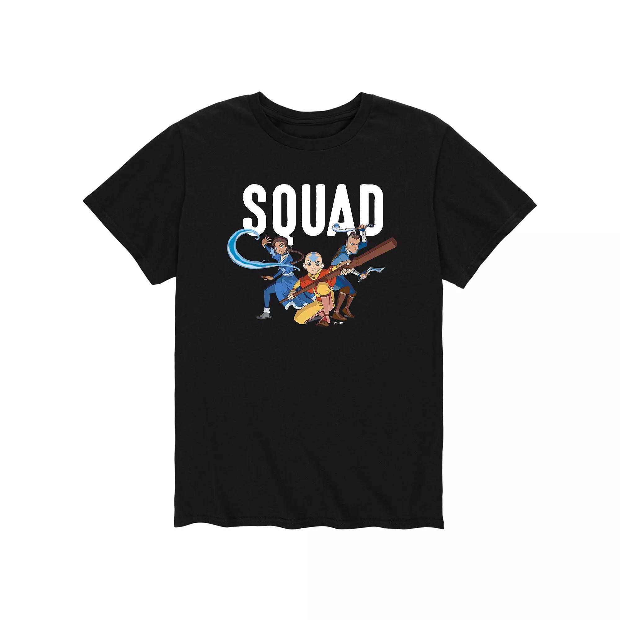 Big & Tall Avatar The Last Airbender Squad Graphic Tee, Mens Product Image