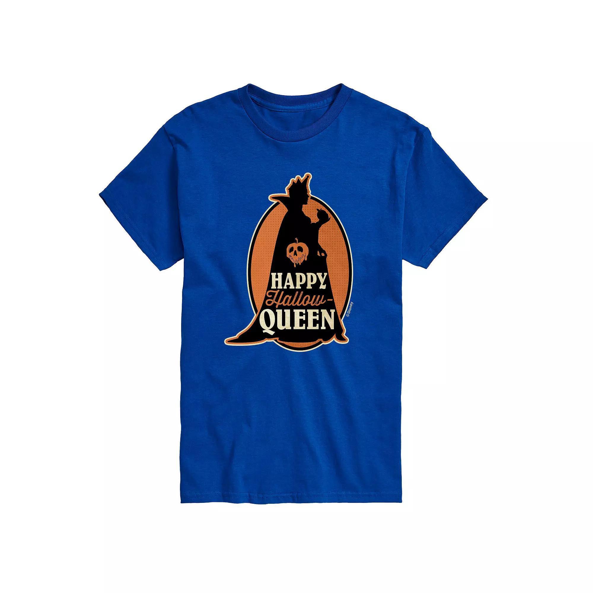 Disneys Villains Big & Tall Happy Hallow-Queen Graphic Tee, Mens Product Image