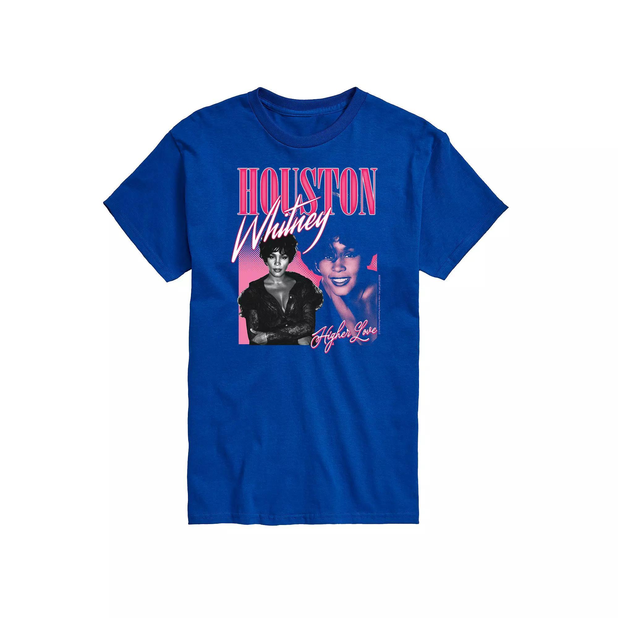 Men's Whitney Houston Higher Love Tee, Size: XL, Black Product Image