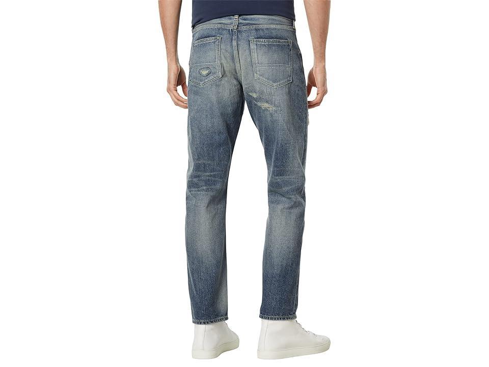 FDMTL Slim Fit Straight Denim CS65 (Indigo) Men's Jeans Product Image