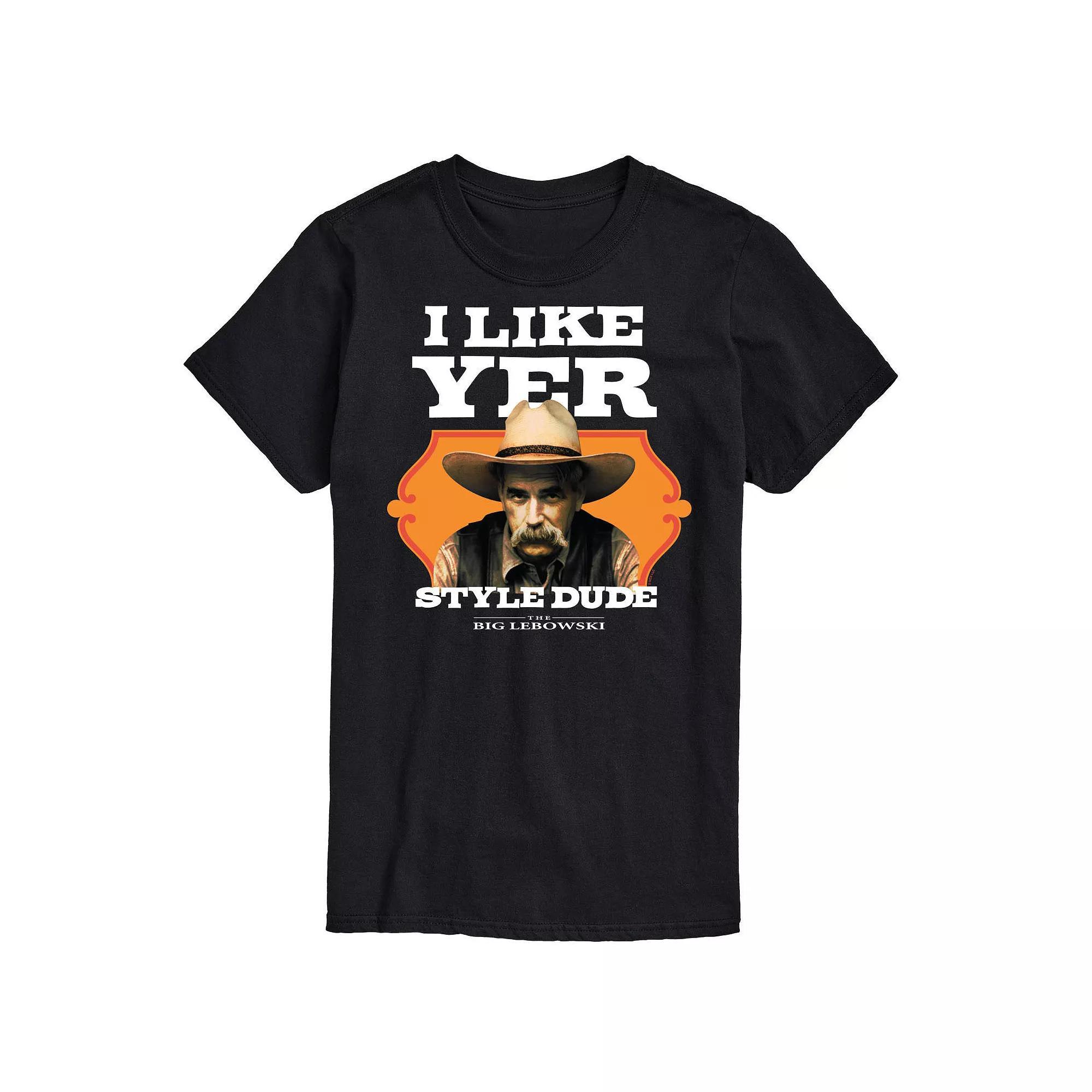 Big & Tall The Big Lebowski Like Yer Style Tee, Men's, Size: XXL Tall, Black Product Image