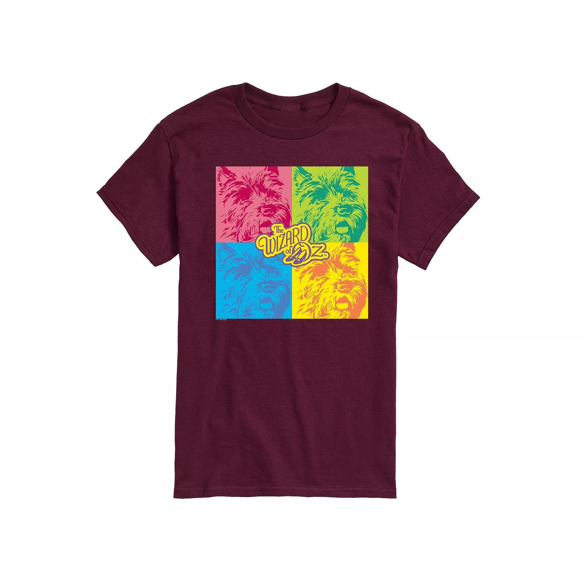 Mens Wizard Of Oz Toto Grid Graphic Tee Product Image