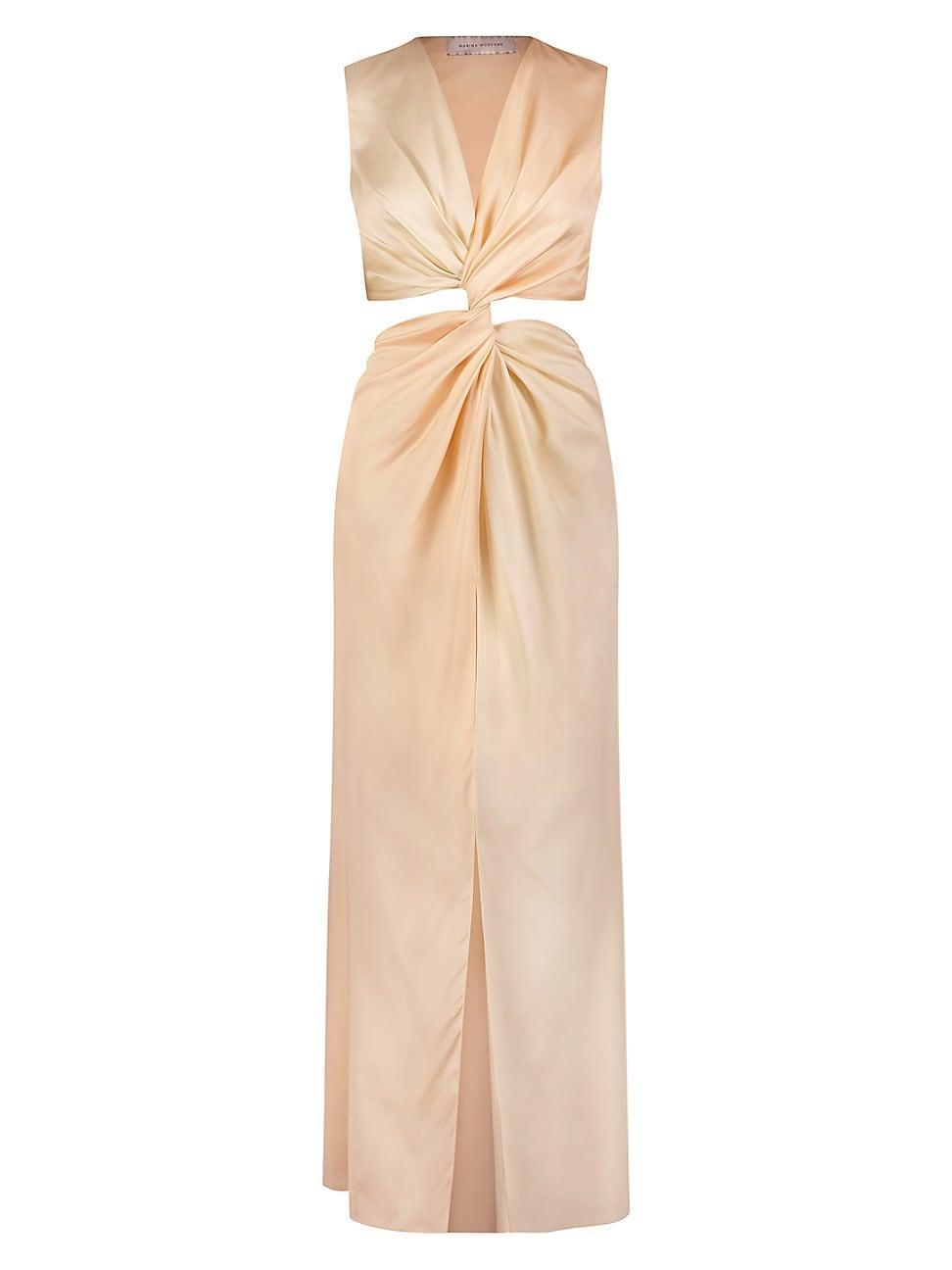 Womens Colorblocked Twist Dress Product Image
