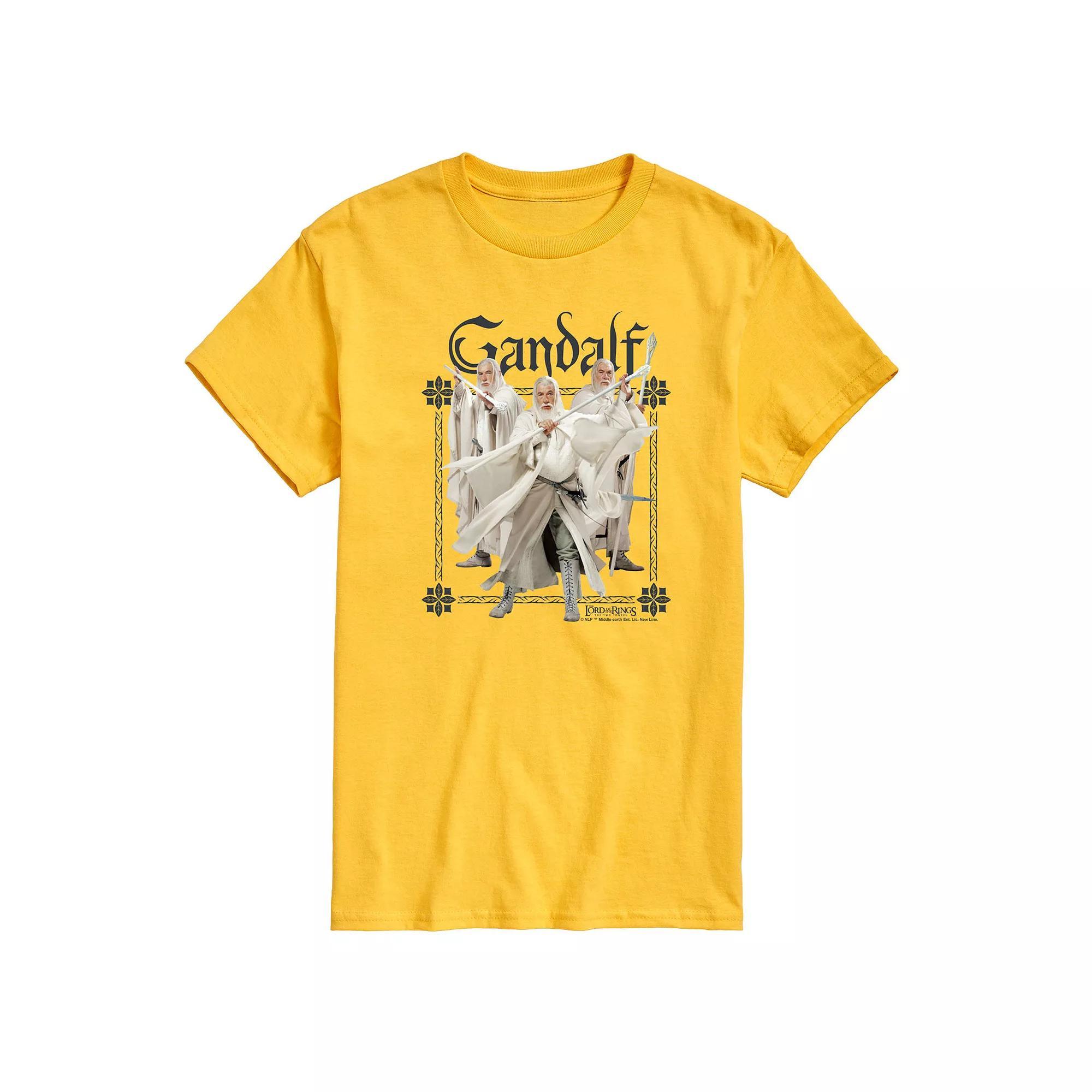 Mens The Lord Of The Rings Gandalf The White Graphic Tee Ivory Product Image