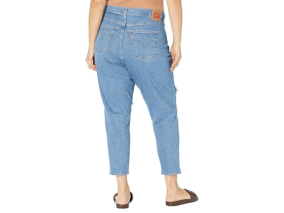 Levi's(r) Womens High-Waisted Mom Jeans (Medium Indigo Worn In) Women's Jeans Product Image