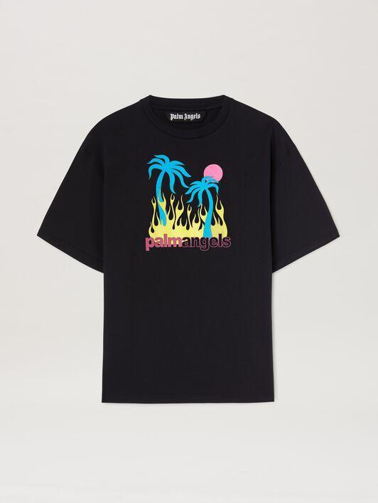 BURNING OASI SLIM TEE OFF WHITE - MULTIC Product Image