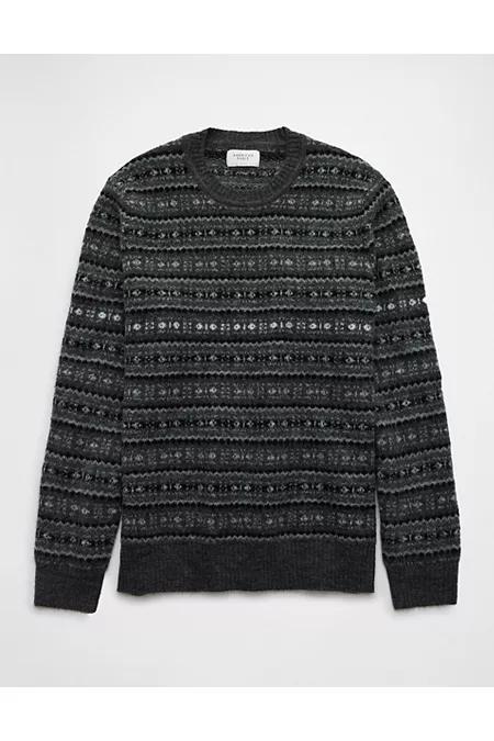AE Cozy Cabin Fair Isle Sweater Men's Product Image
