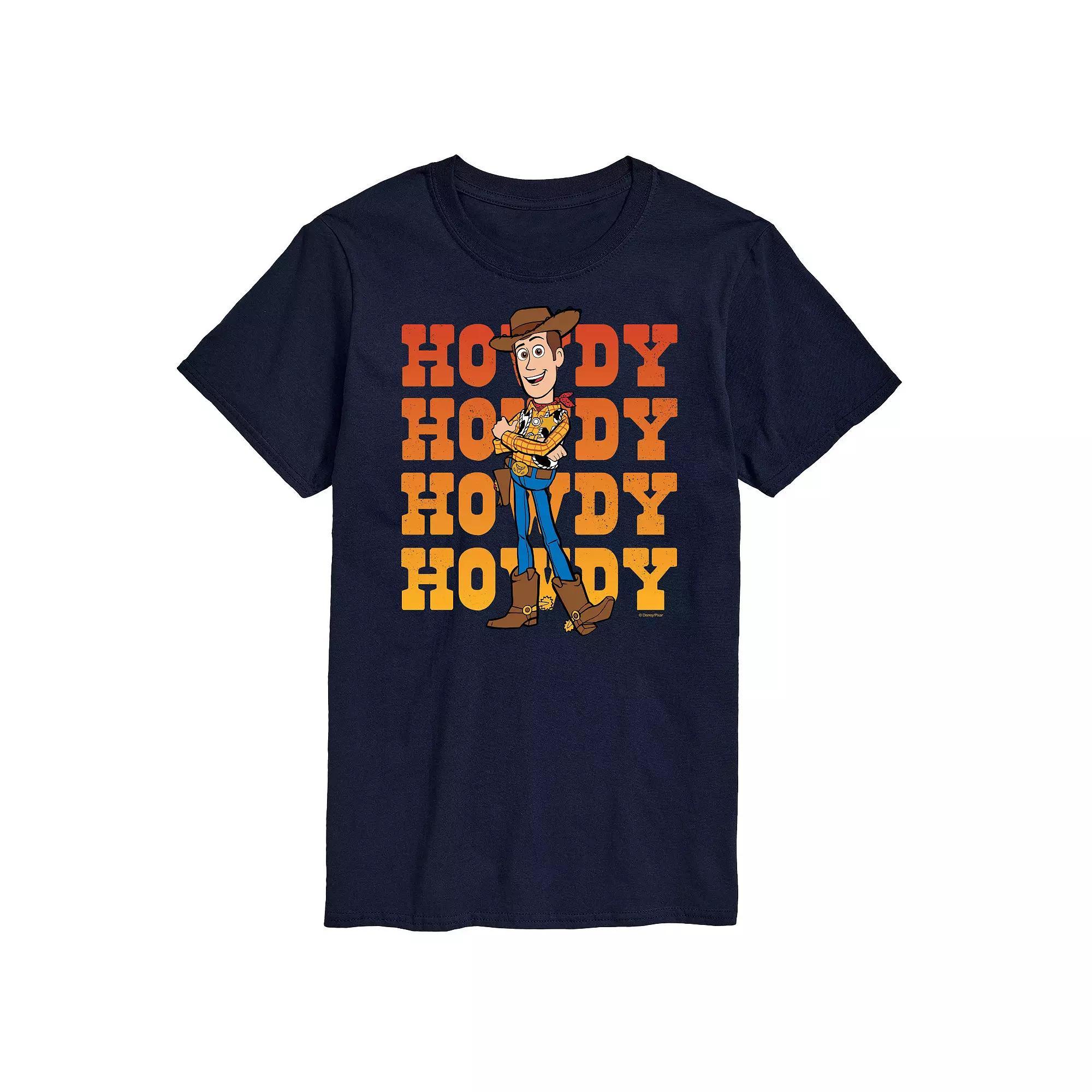 Disney / Pixars Toy Story Big & Tall Woody Howdy Graphic Tee, Mens Product Image