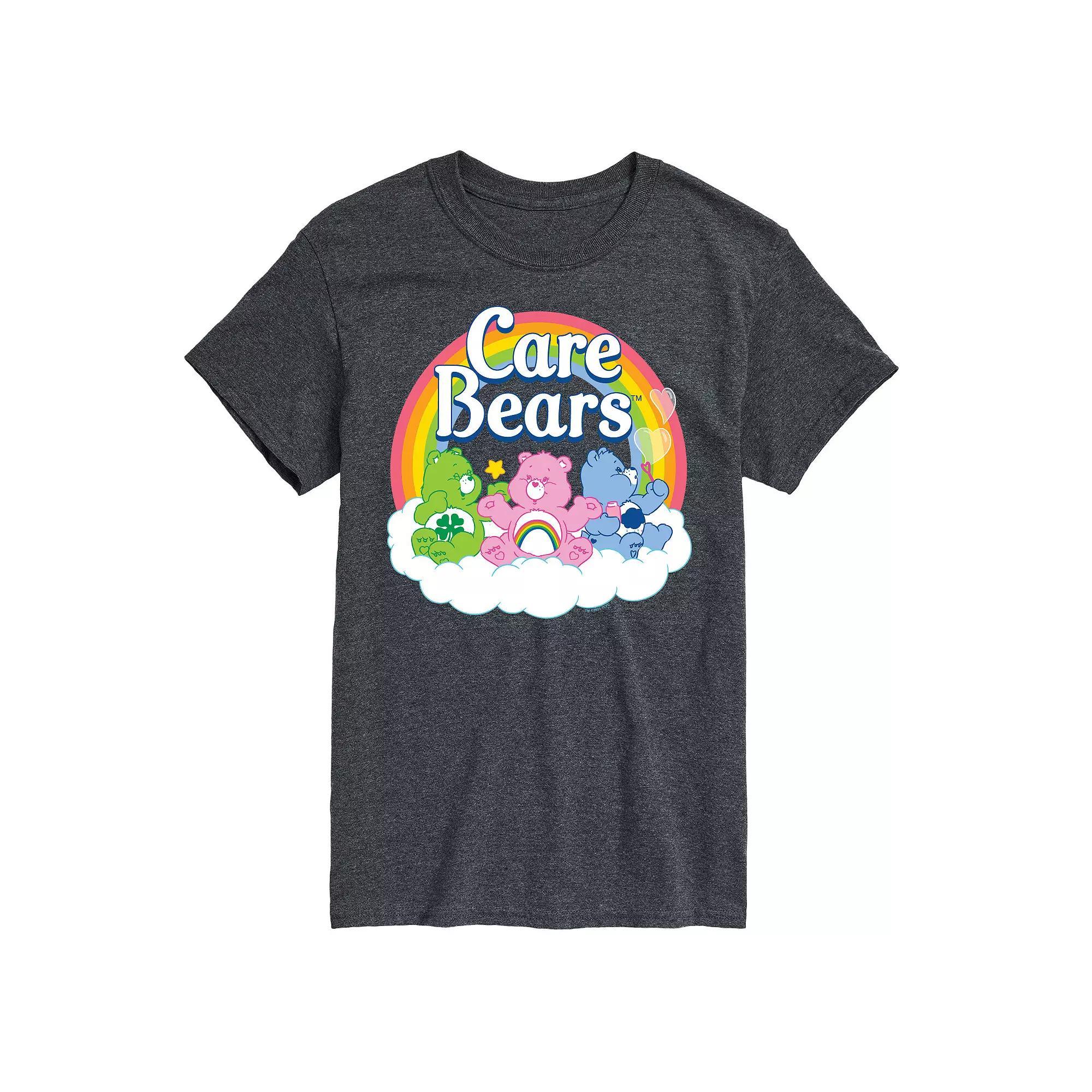 Mens Care Bears Logo Group Graphic Tee Product Image