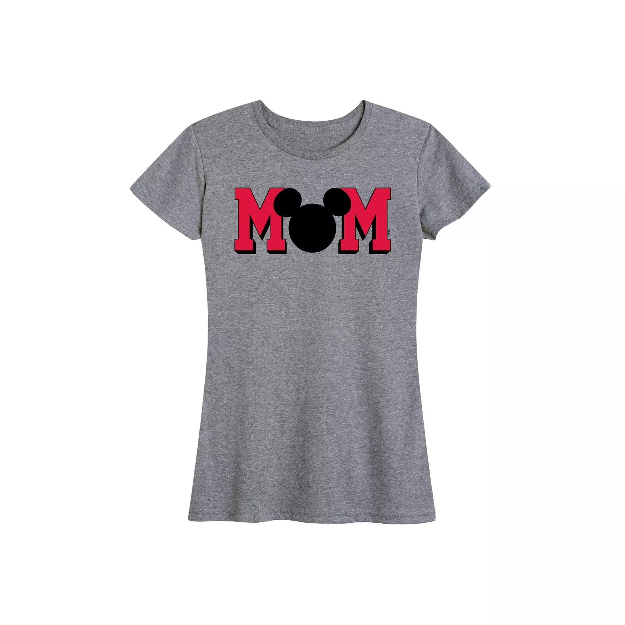 Disneys Mickey Mouse Womens Mom Graphic Tee Product Image
