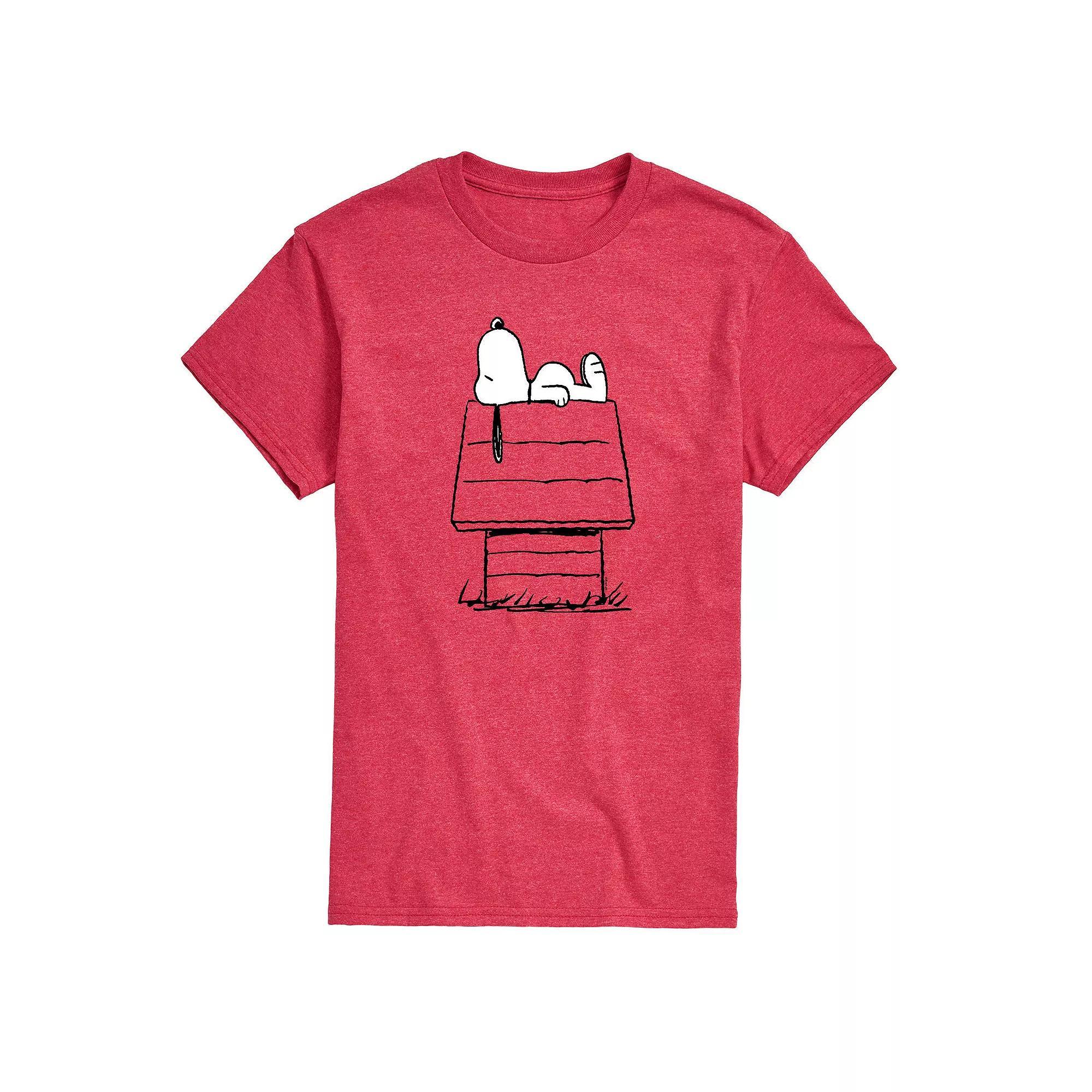 Mens Peanuts Snoopy Doghouse Tee Product Image