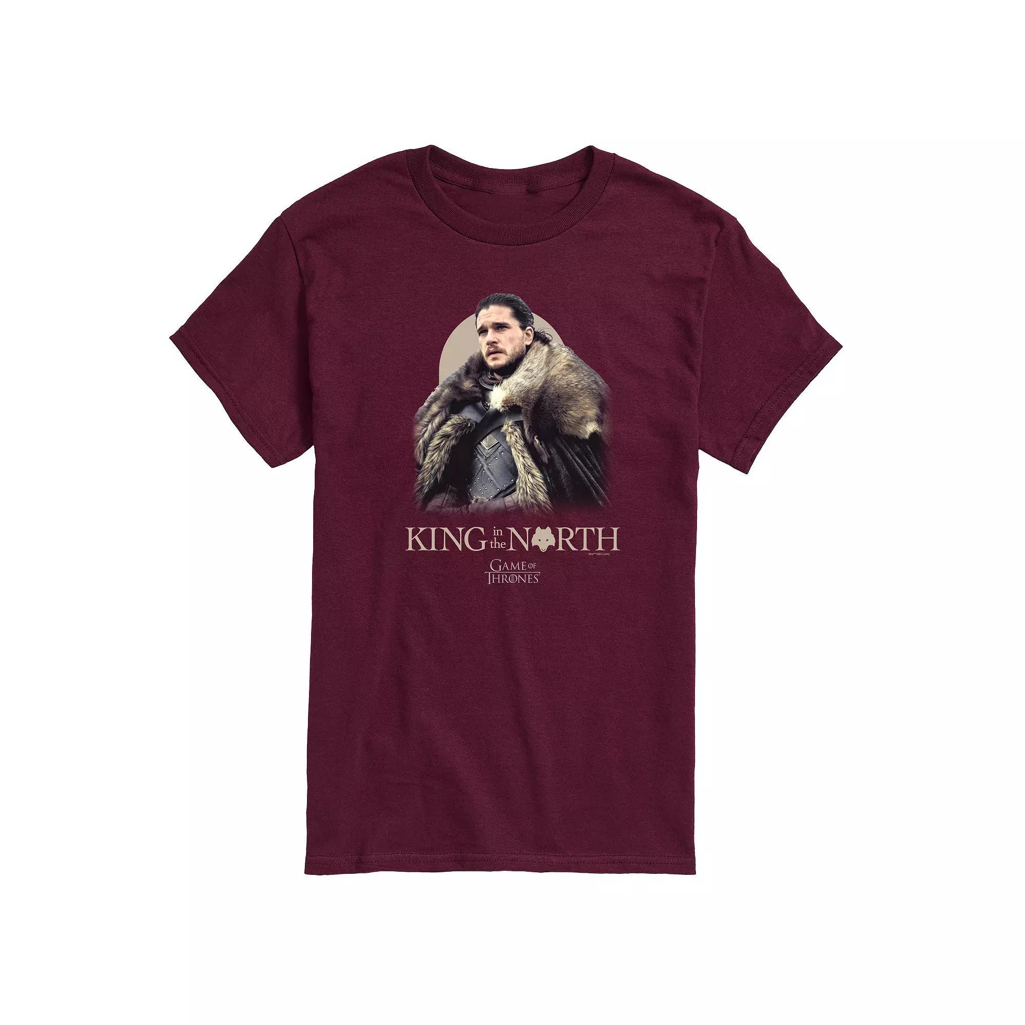 Mens Game Of Thrones King In The North Graphic Tee Product Image