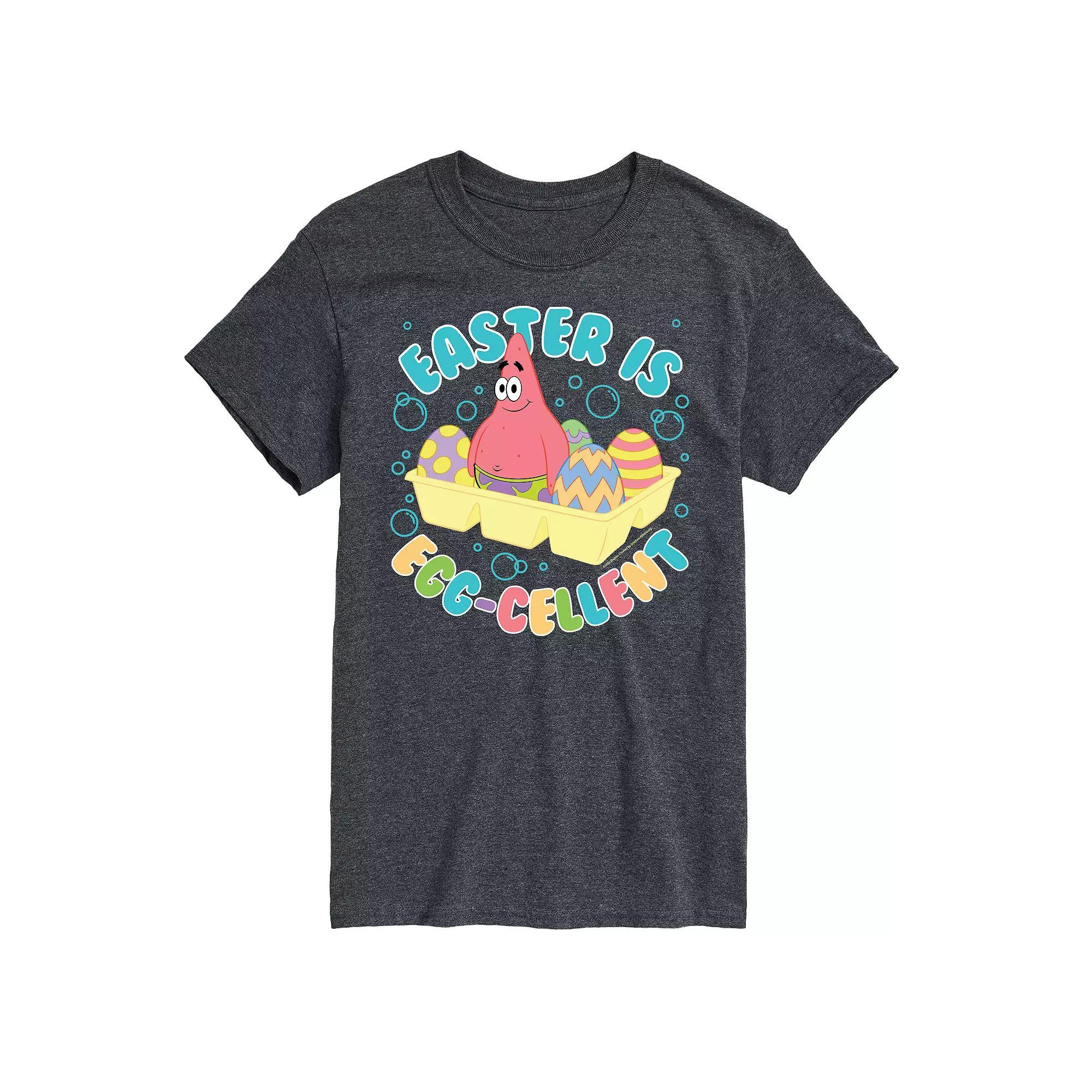 Big & Tall Nickelodeon Spongebob Squarepants Easter Egg-Celent Graphic Tee, Mens Product Image