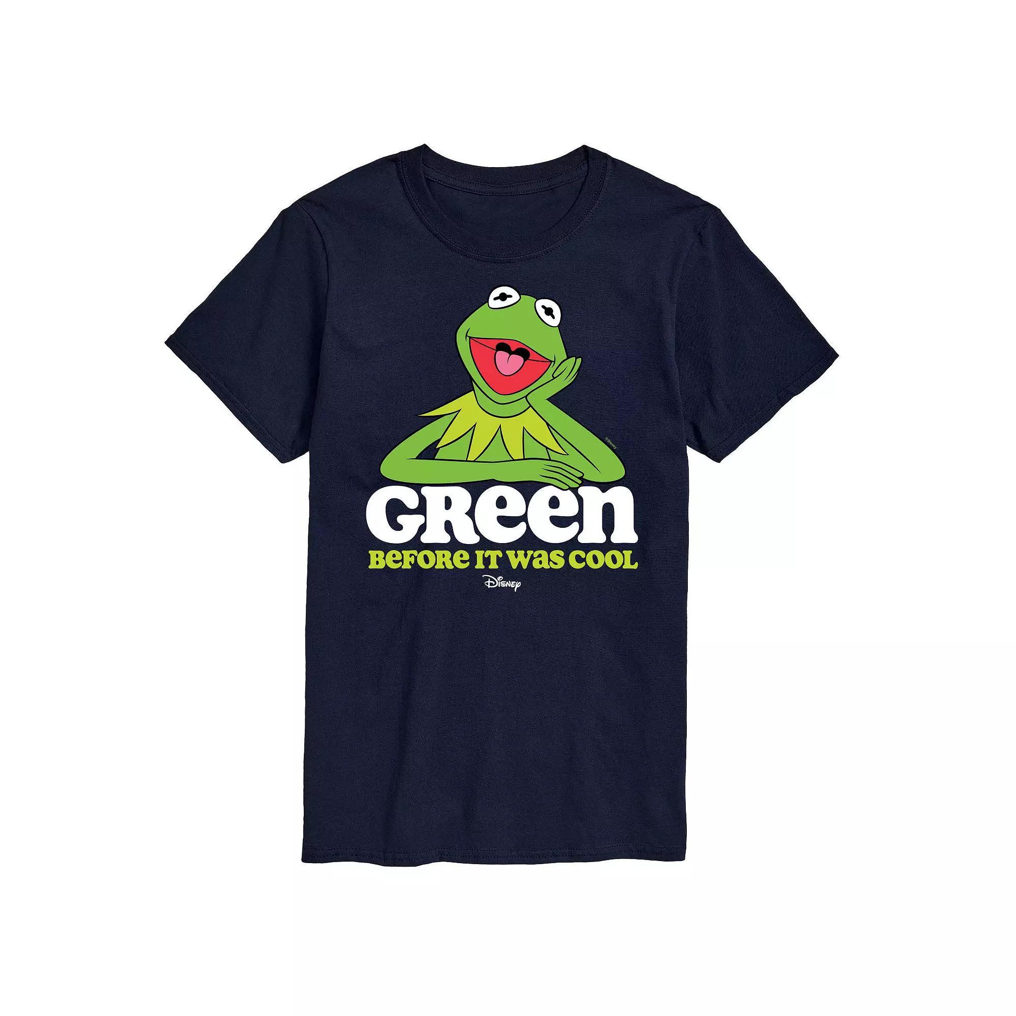 Disneys Mens The Muppets Green Cool Tee Blue Product Image