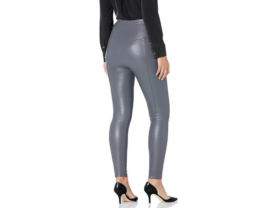 Lysse Textured Leather Leggings (Charcoal) Women's Clothing Product Image
