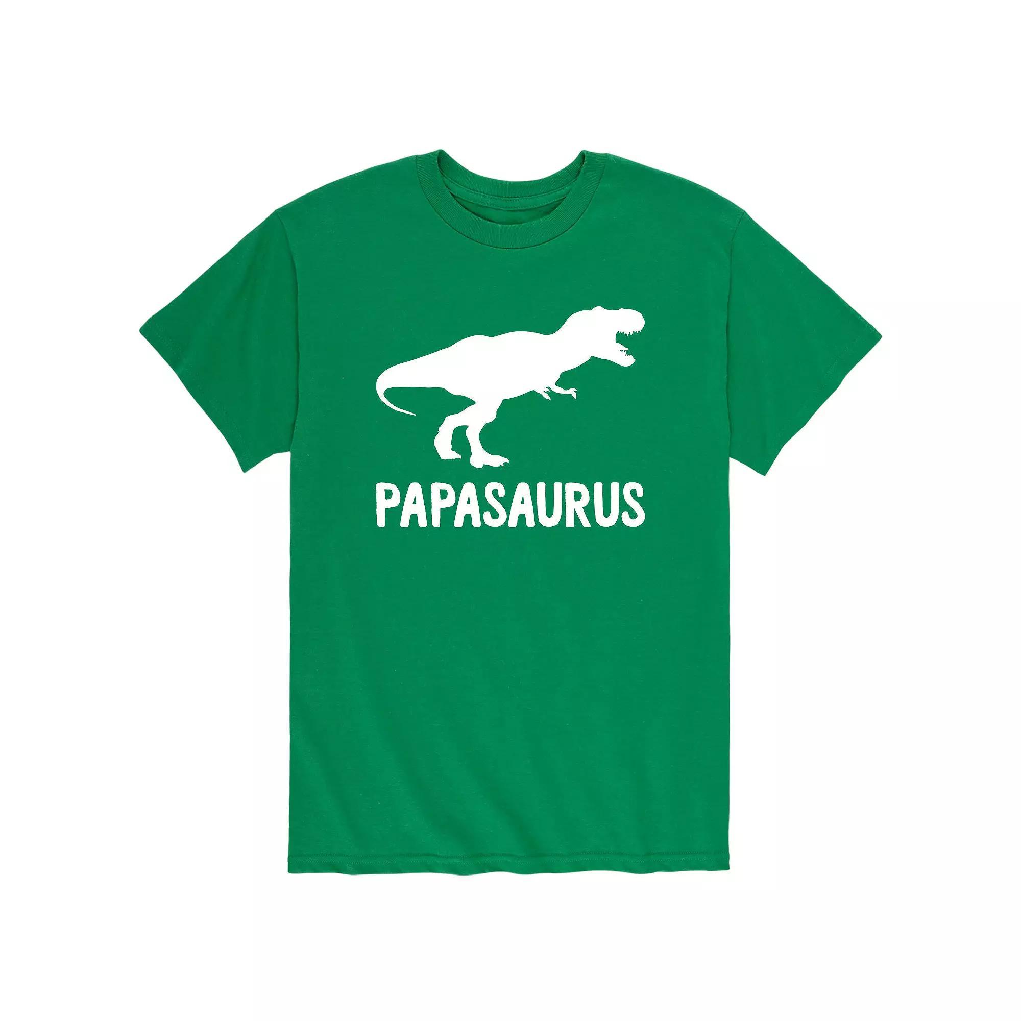 Men's Papasaurus Tee, Size: Large, Green 2 Product Image