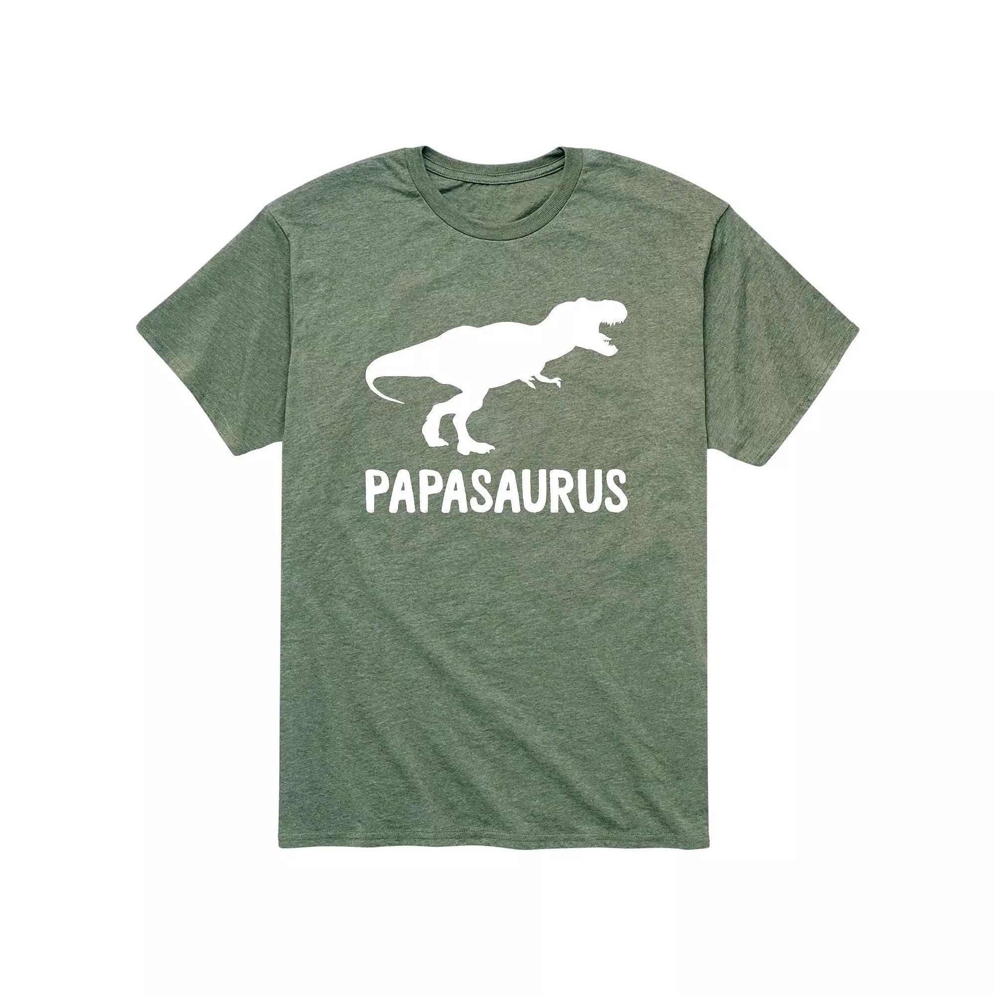 Men's Papasaurus Tee, Size: Large, Green 2 Product Image