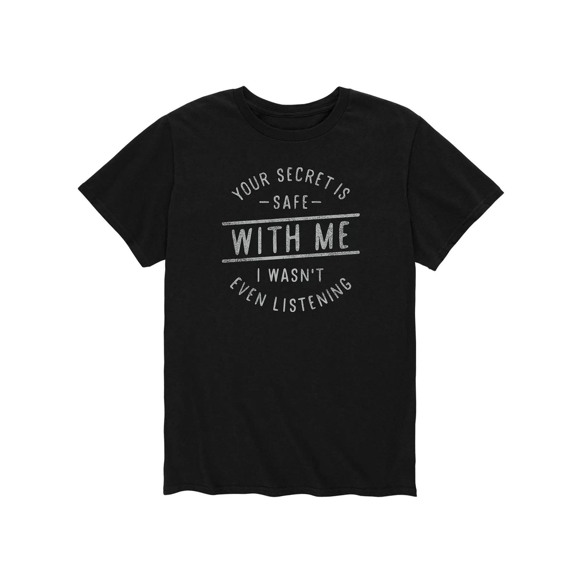 Mens Secret Safe With Me Tee Product Image