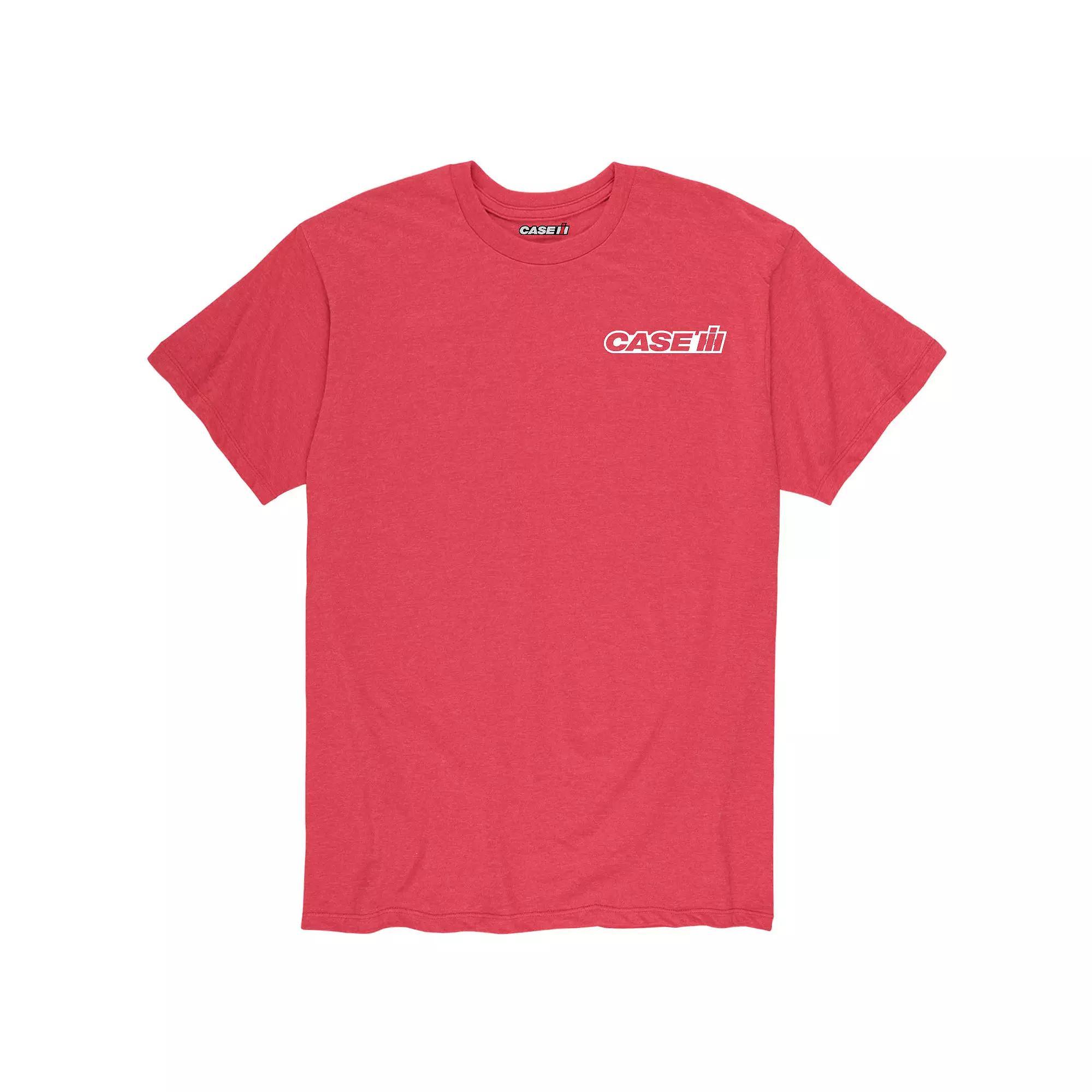 Mens Case IH Quadtrac Tee Grey Red Product Image