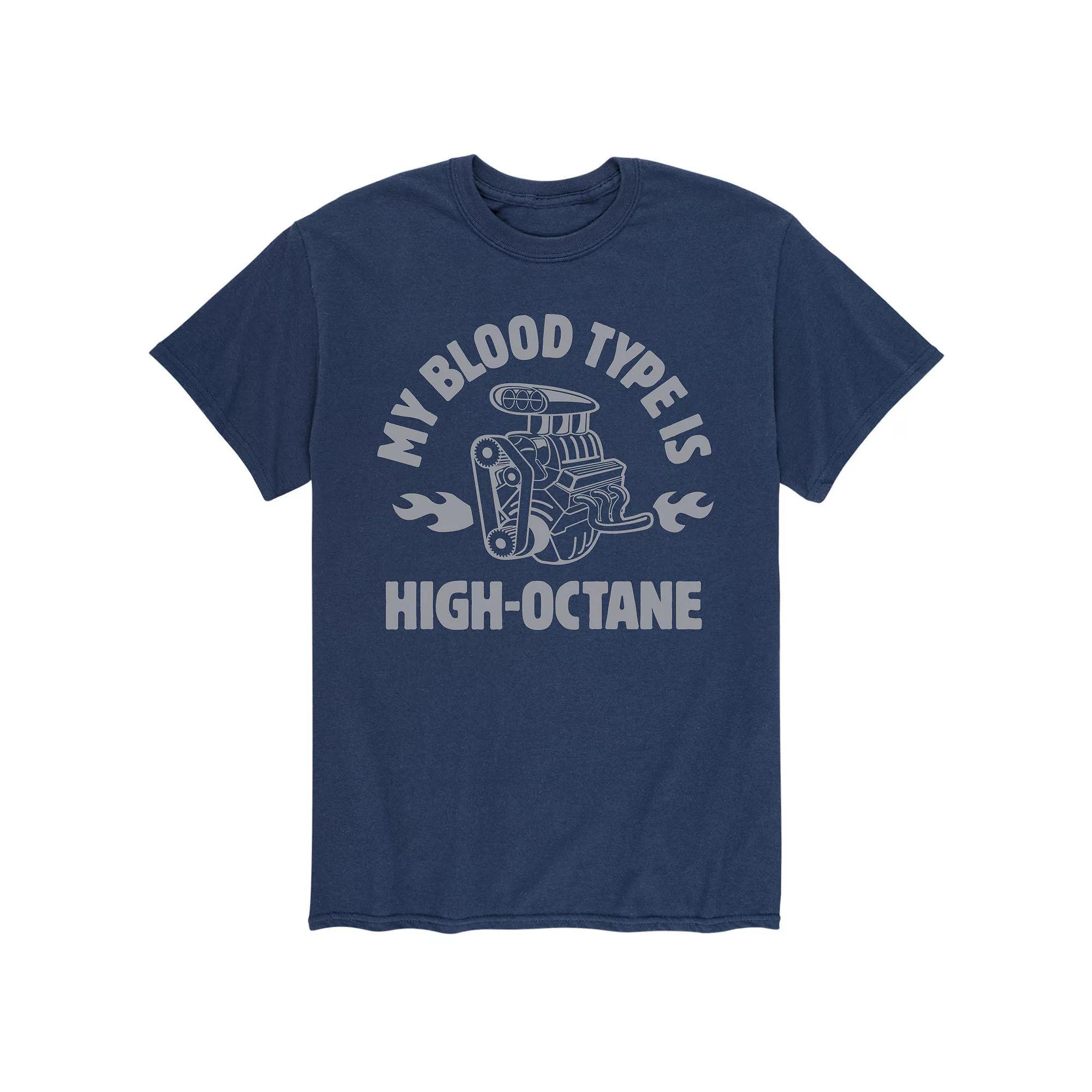 Mens My Blood Type High Octane Tee Product Image